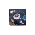 Juguete smart UFO color blanco con 3 luces intercambiables para gato