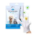 Guantes de limpieza para mascotas