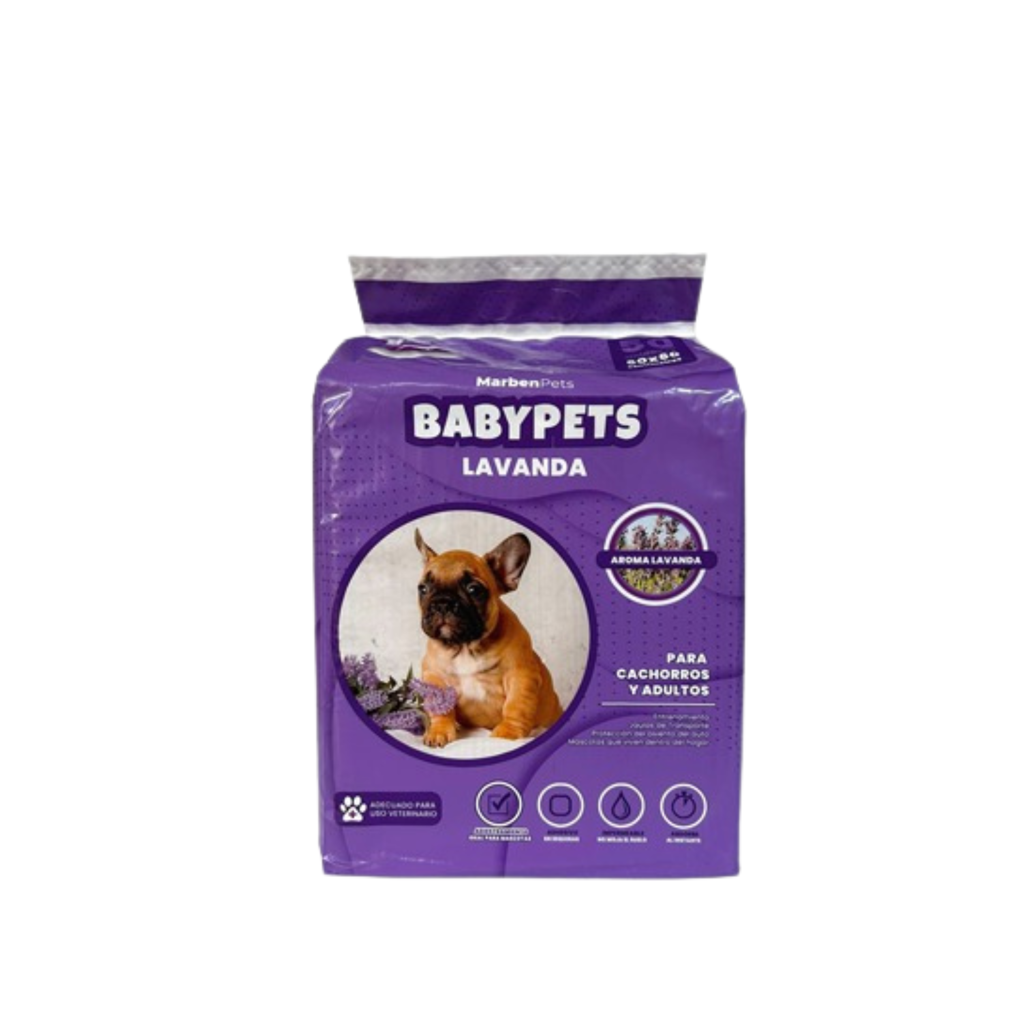 Baby Pets Sabanilla Lavanda 60x60 50 U