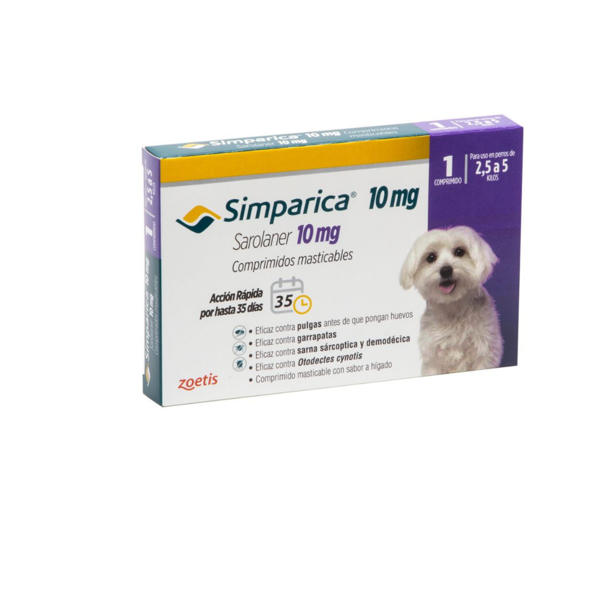 Antiparasitario 10 MG Simpárica 1 Comprimido