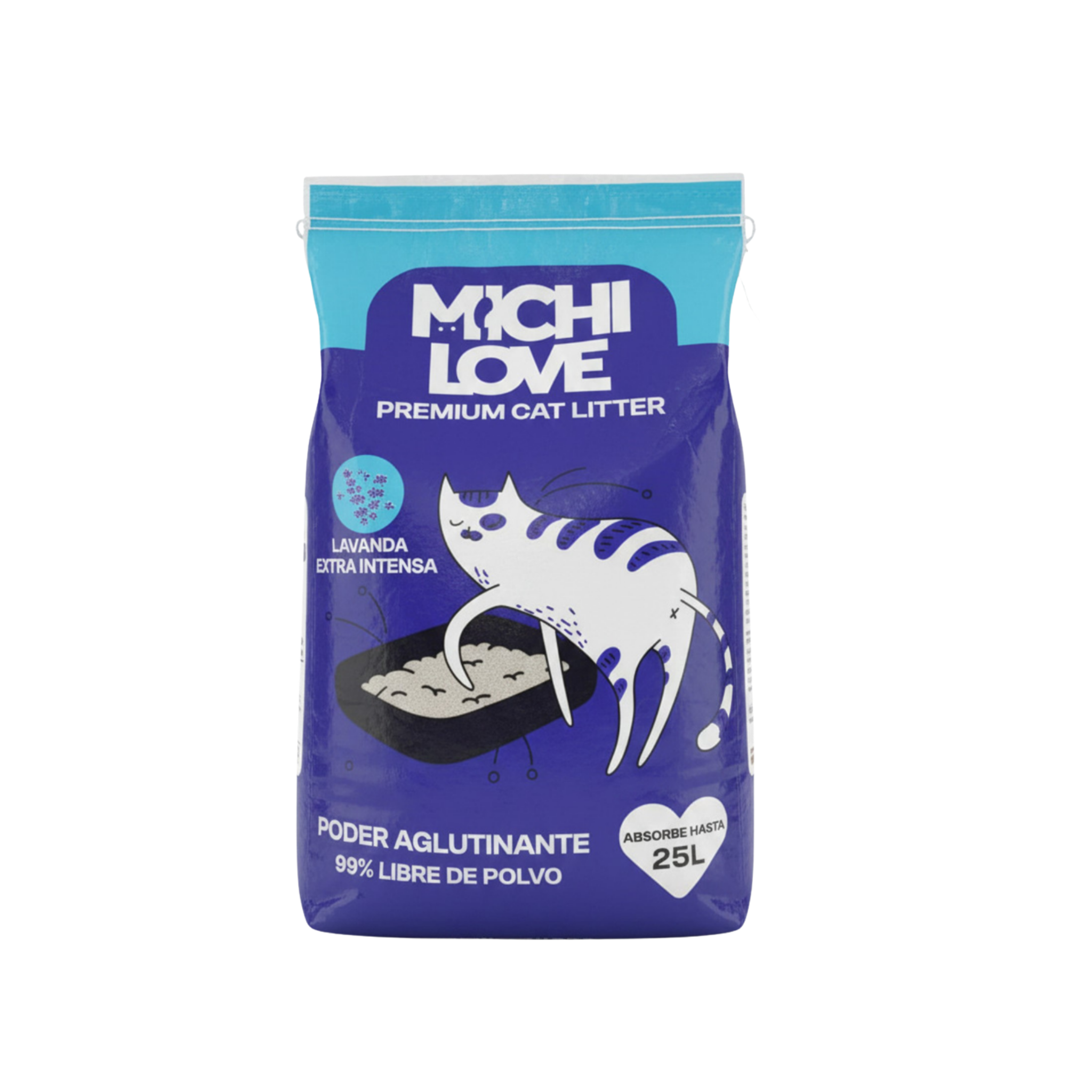 Arena Michi Love Extra Lavanda 20 Kg