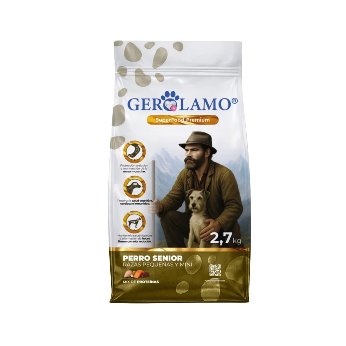 Gerolamo Senior Razas Pequeñas y Medianas 2,7 kg