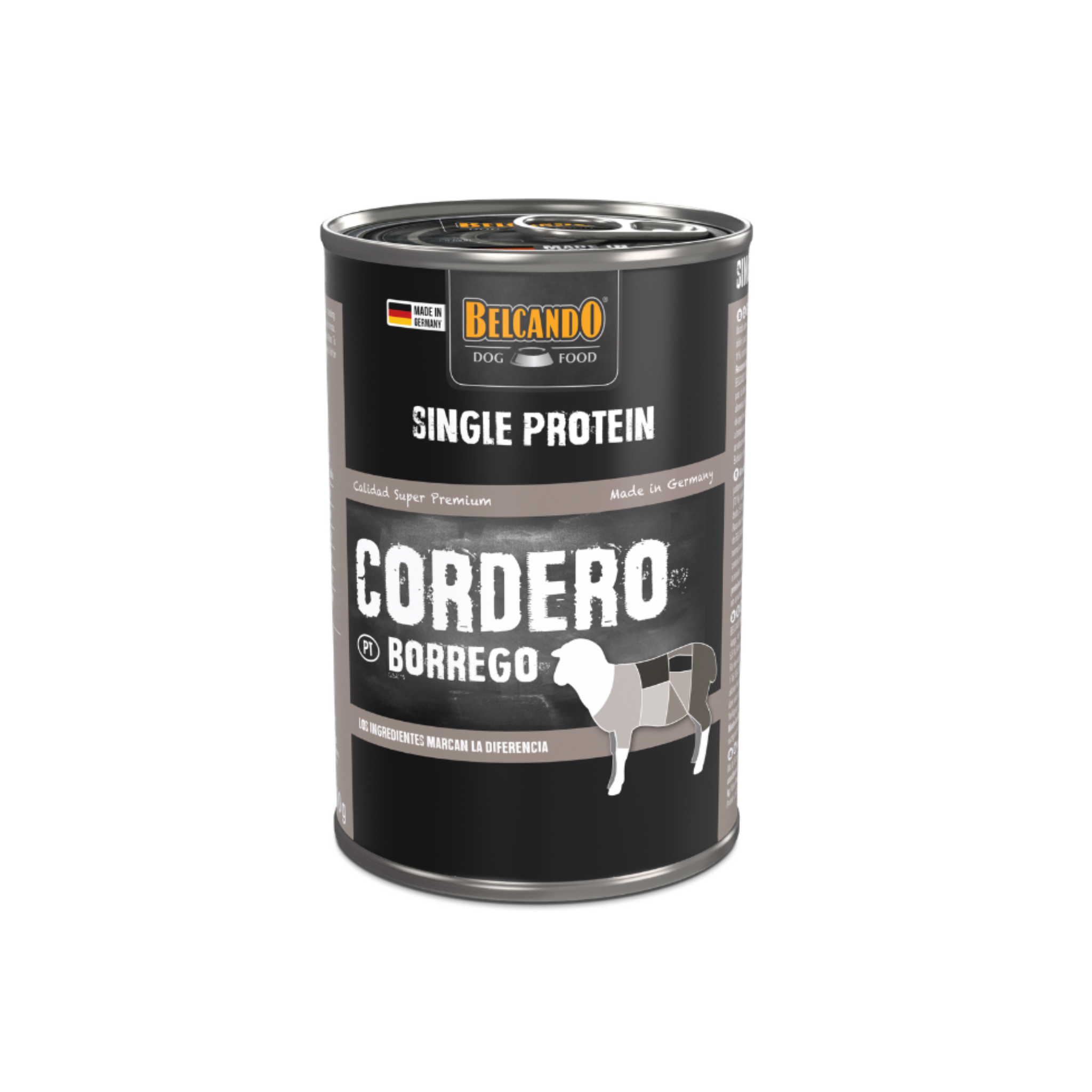 Lata Belcando de Cordero para perro