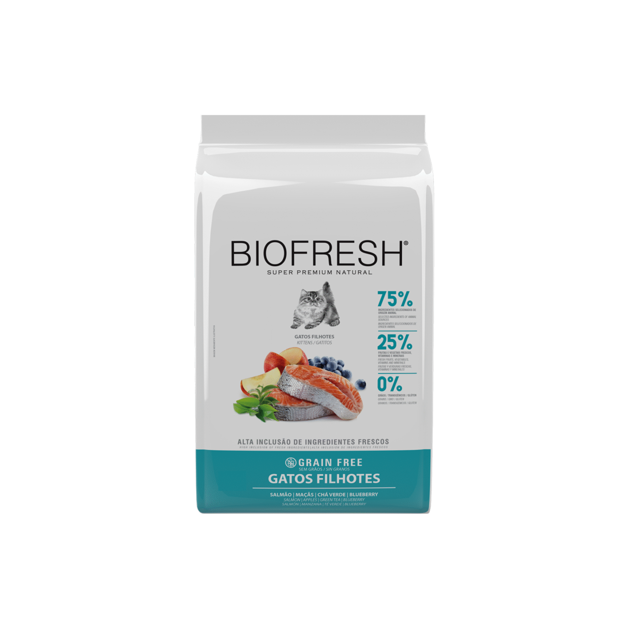 Alimento seco grain free para gatitos Biofresh de salmon1.5 KG