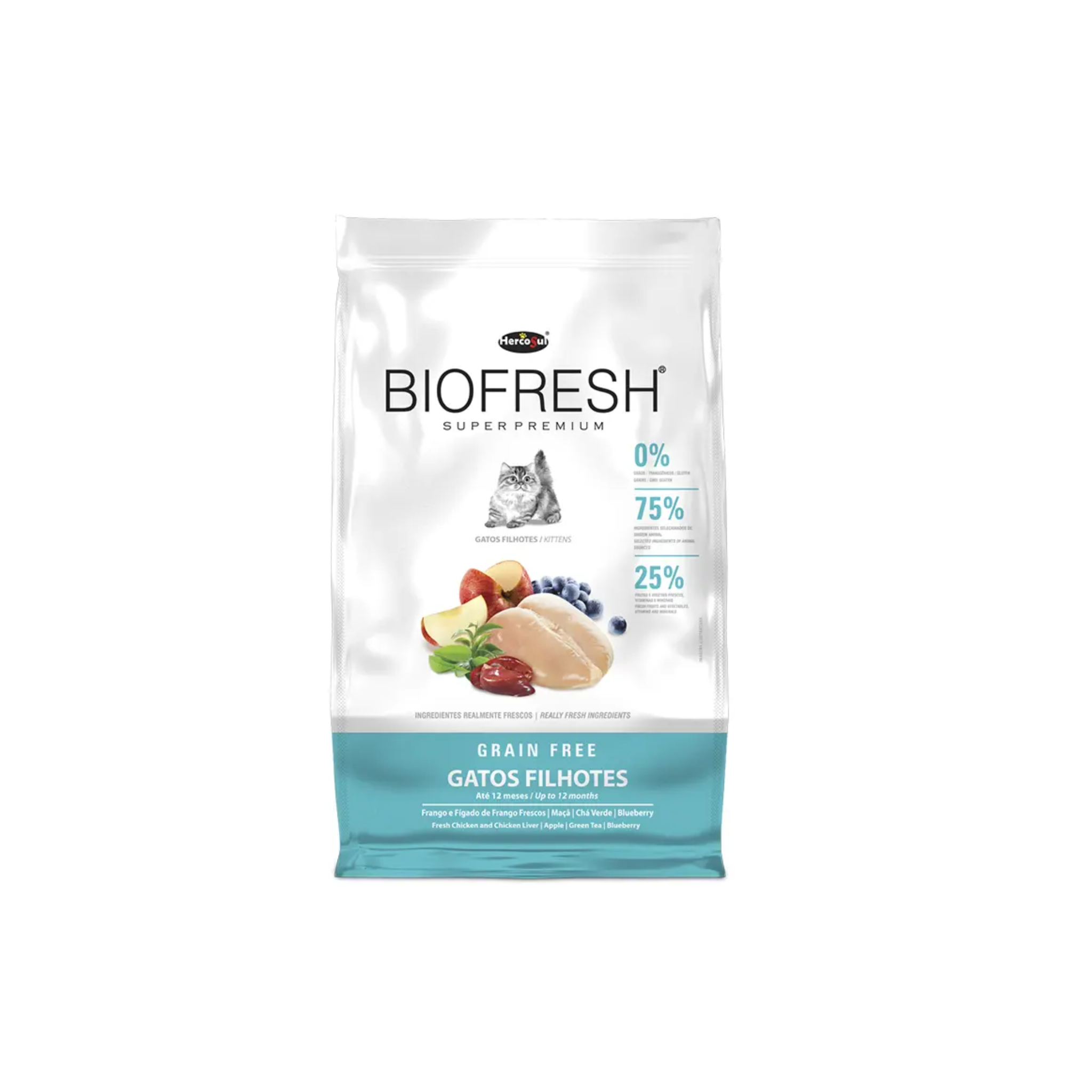 Alimento seco grain free para gatitos de pollo Biofresh 1.5 KG