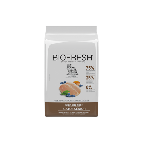Alimento seco grain free para gatos senior Biofresh 7.5 KG