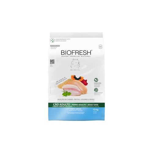 Alimento seco para perros adultos raza mediana Biofresh Súper Premium 3 KG