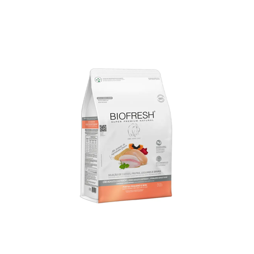 Alimento seco para perros adultos castrados razas pequeñas Biofresh Súper Premium 10 KG