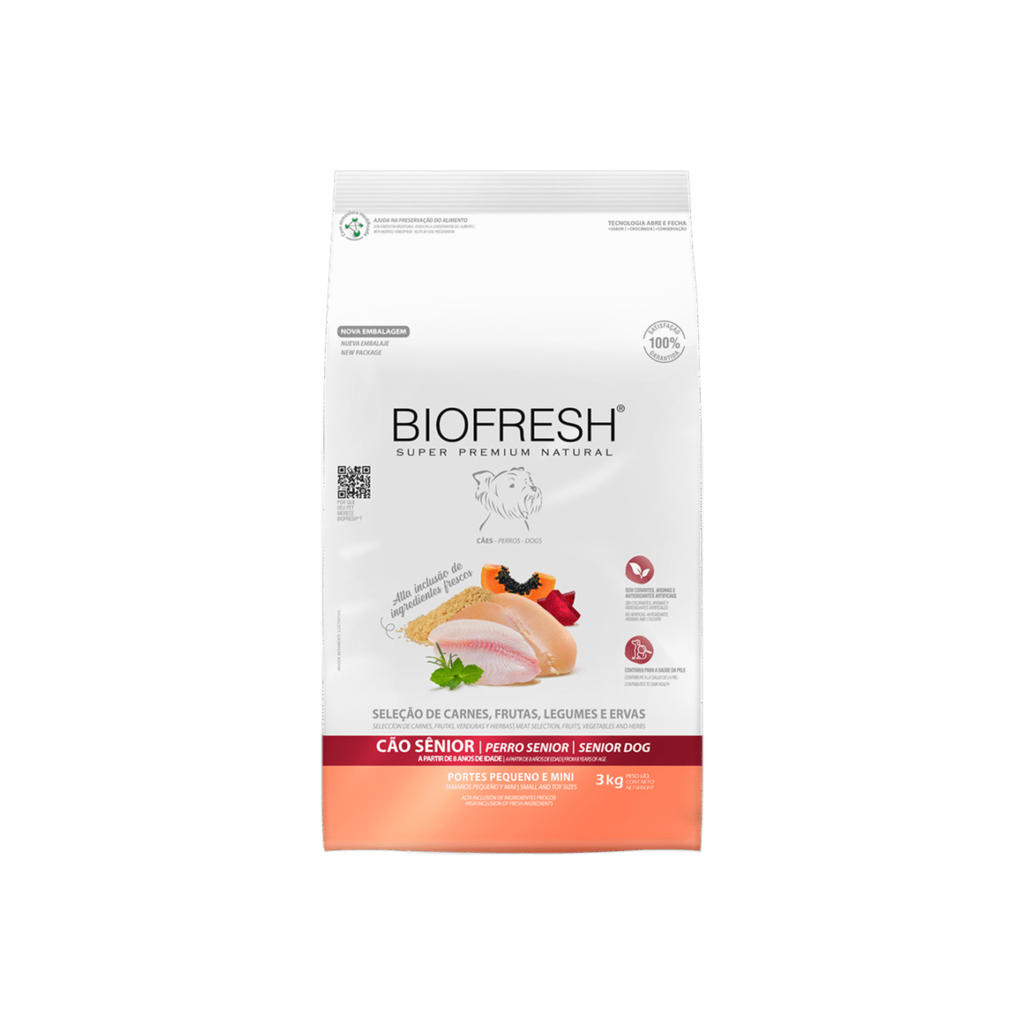 Alimento seco para perros senior razas pequeñas Biofresh Súper Premium 3 KG