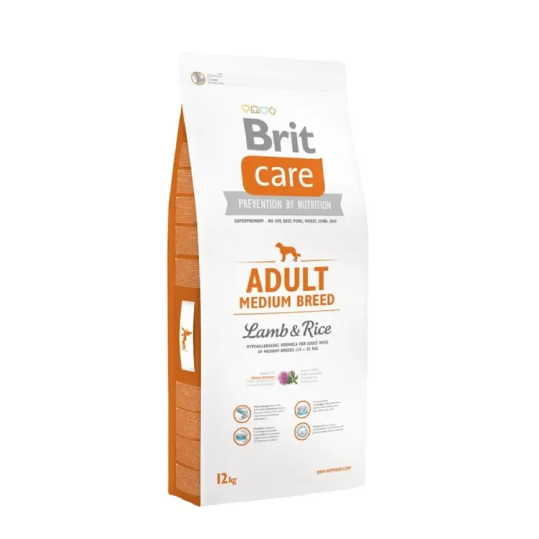 Brit Care Hipoallergenic Adulto Raza Mediana Cordero 12 kg