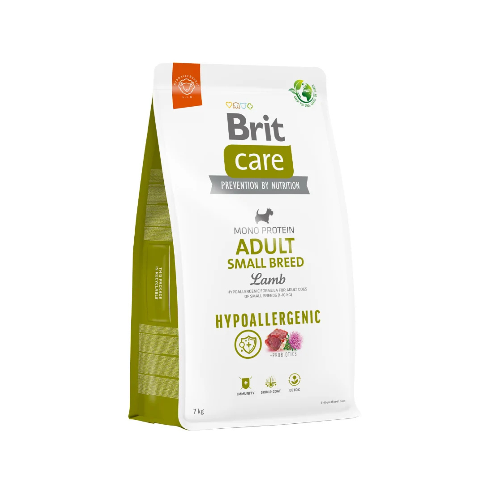 Brit Care Adult Small Breed Lamb Hypoallergenic 7 kg