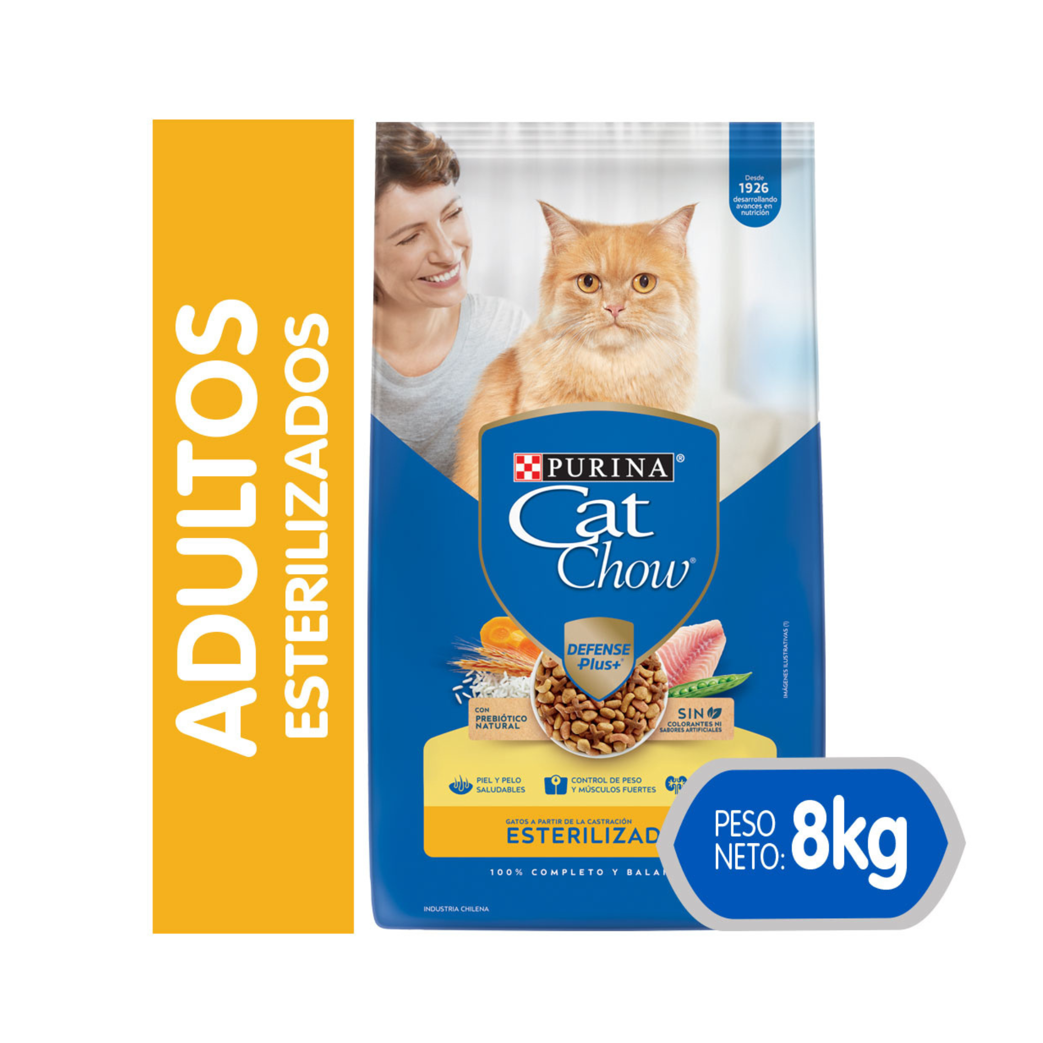 Cat Chow Adulto Esterilizado para Gatos | 8 kg
