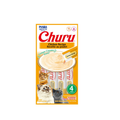 Snack cremoso para gatos Inaba Churu sabor pollo pack 4 tubos fondo blanco