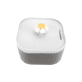 Fuente bebedora automática para gatos Little Flower Marbenpets 2.5 litros blanca