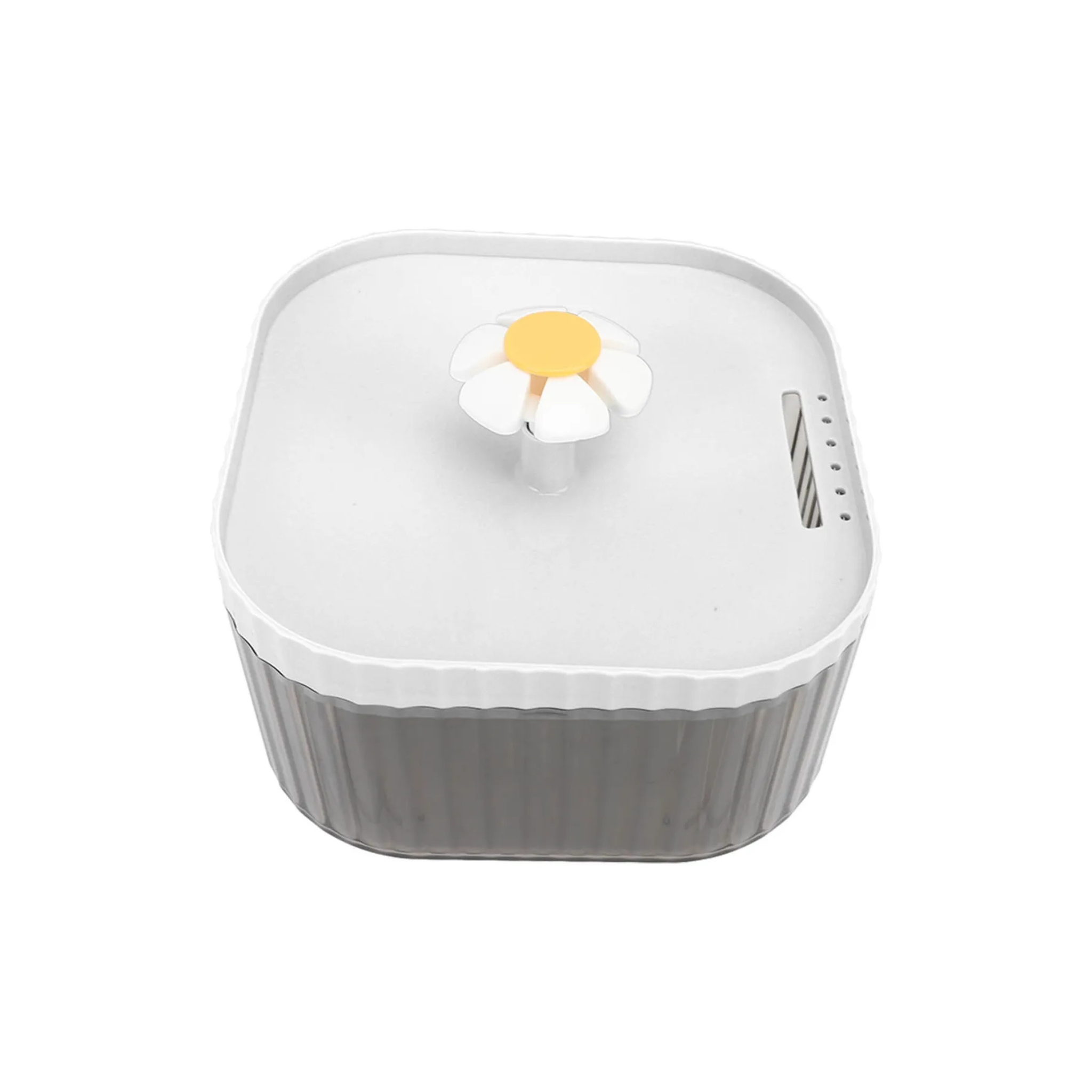 Fuente bebedora automática para gatos Little Flower Marbenpets 2.5 litros blanca