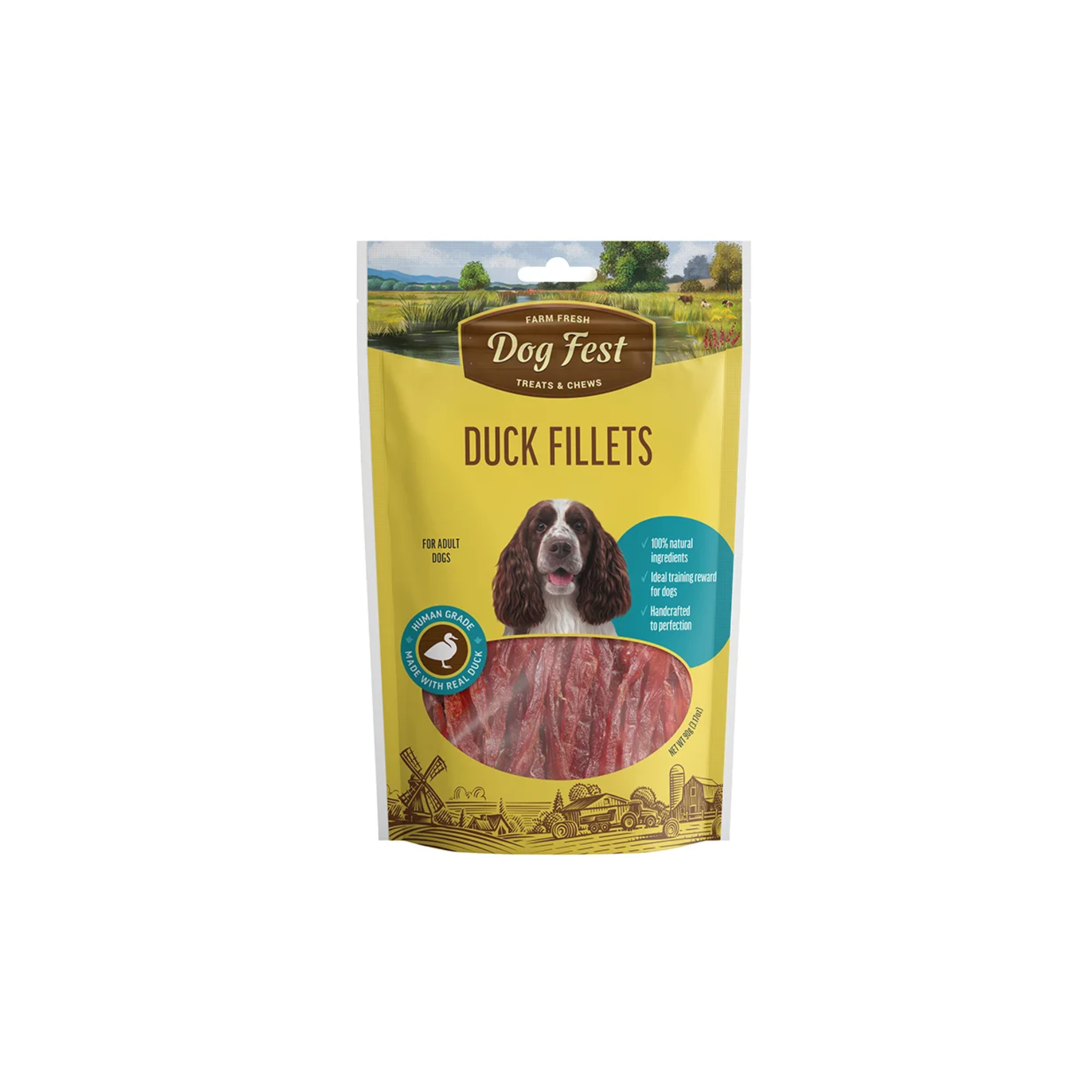 Snack filete de pato para perros adultos Dogfest 90 GR