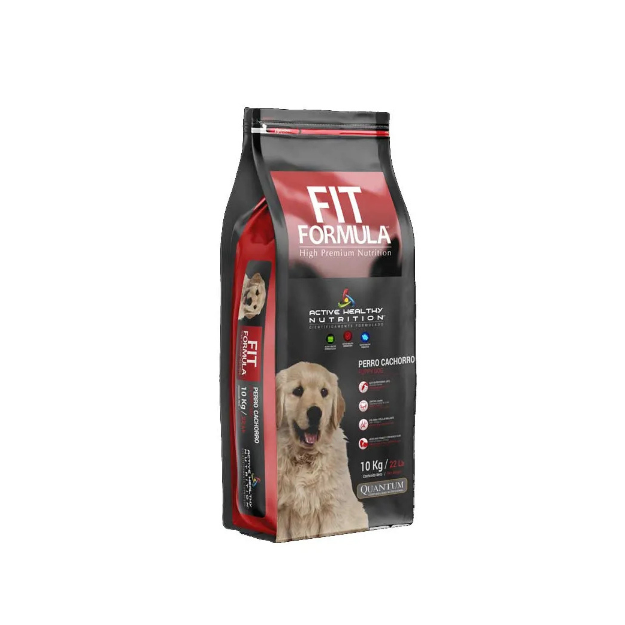 Alimento seco para cachorros todas las razas Fit Formula 10 KG fondo blanco