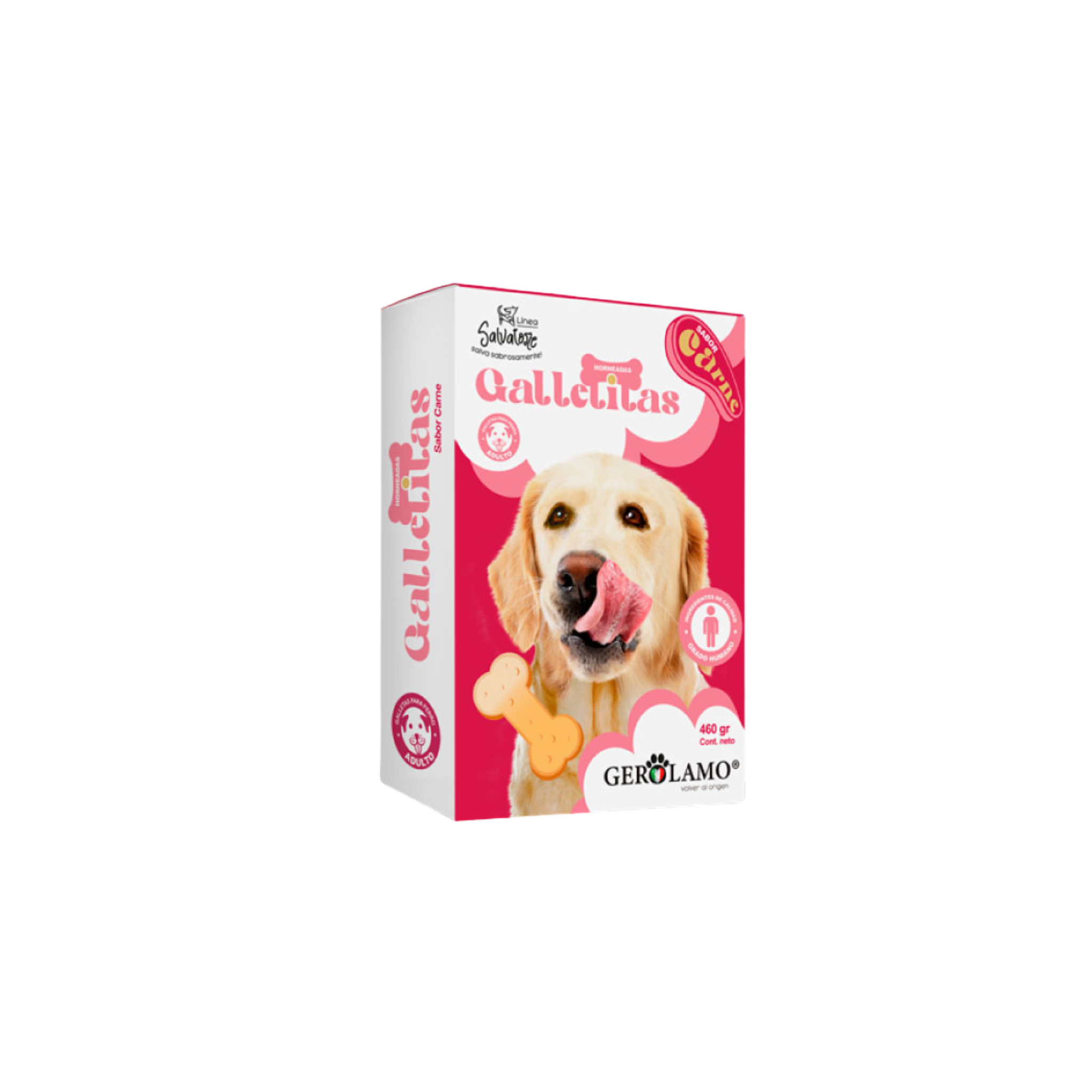 Galleta huesito horneada para perros adultos sabor carne Gerolamo Salvatore
