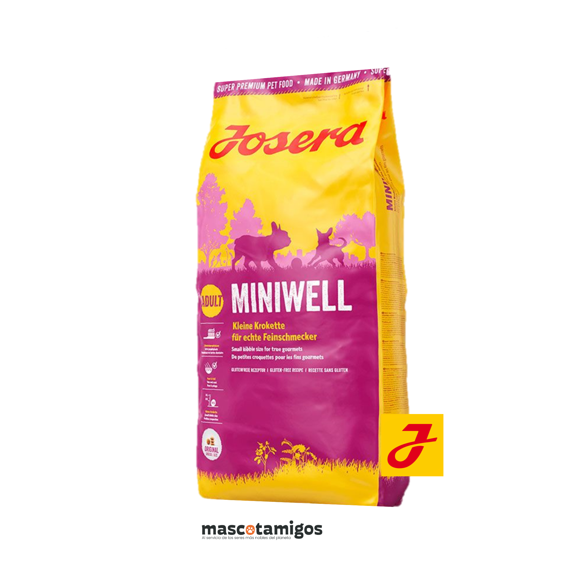 Alimento seco súper premium para perros adultos raza pequeña Josera Miniwell 4,5 KG