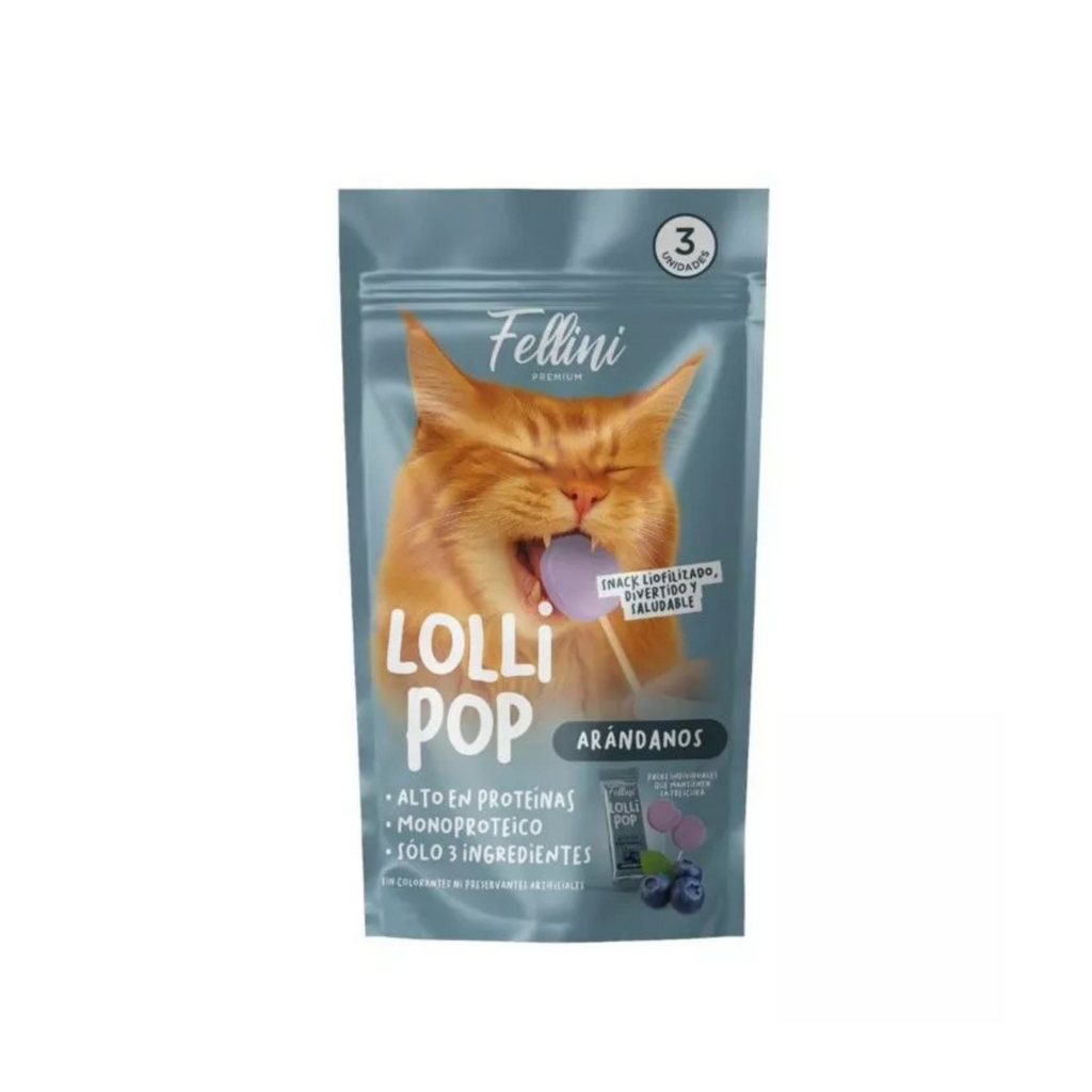 Snack Lolli Pop calabaza para gato Fellini