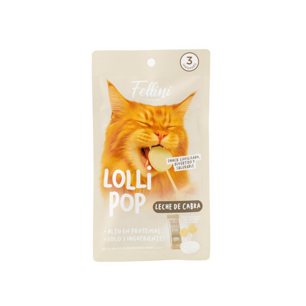Snack Lolli Pop calabaza para gato Fellini