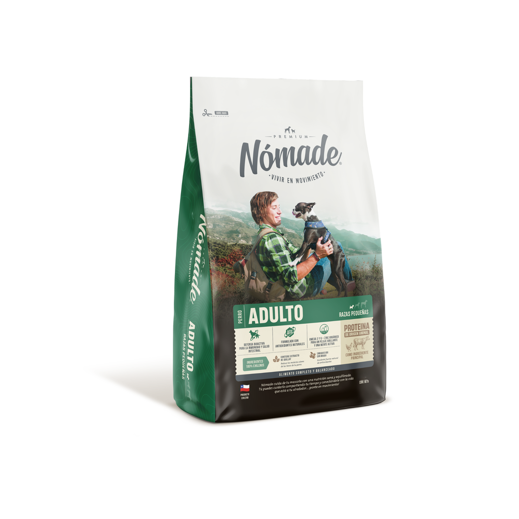Alimento seco para perros adultos raza pequeña Nómade con Maqui 3 KG
