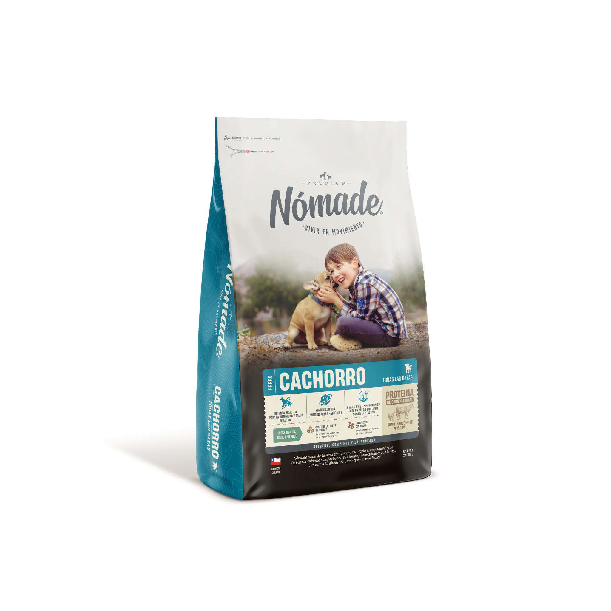 Alimento seco para cachorros todas las razas Nómade con Maqui 10 KG