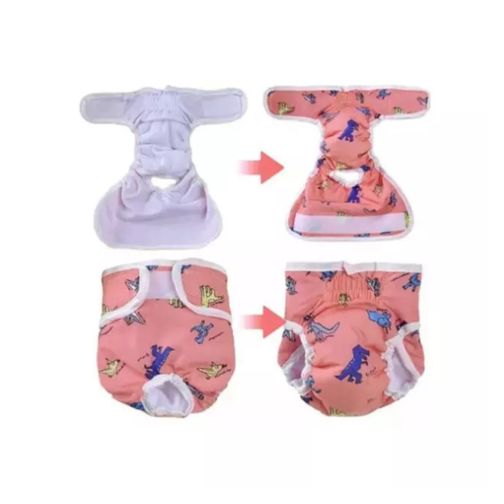 Pañal para Celo Rosa/Celeste