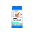 Alimento seco para gatos adultos salud urinaria Purina Excellent Urinary 7.5 KG fondo blanco