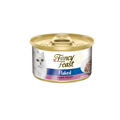 Alimento húmedo lata para gatos adultos Fancy Feast Chunky sabor atún 85 GR fondo blanco