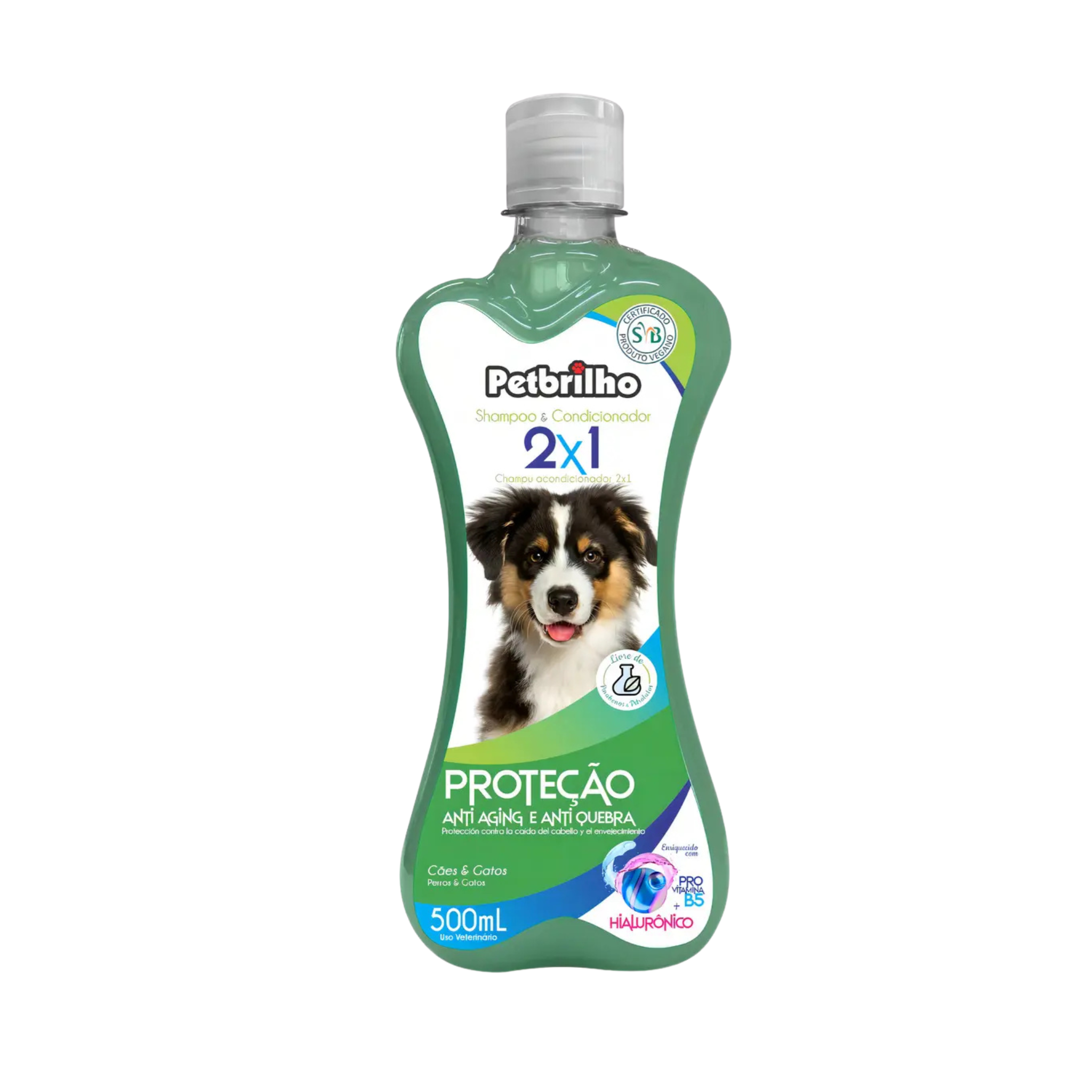 Shampoo y Acondicionador 2X1 Petbrilho 500ml