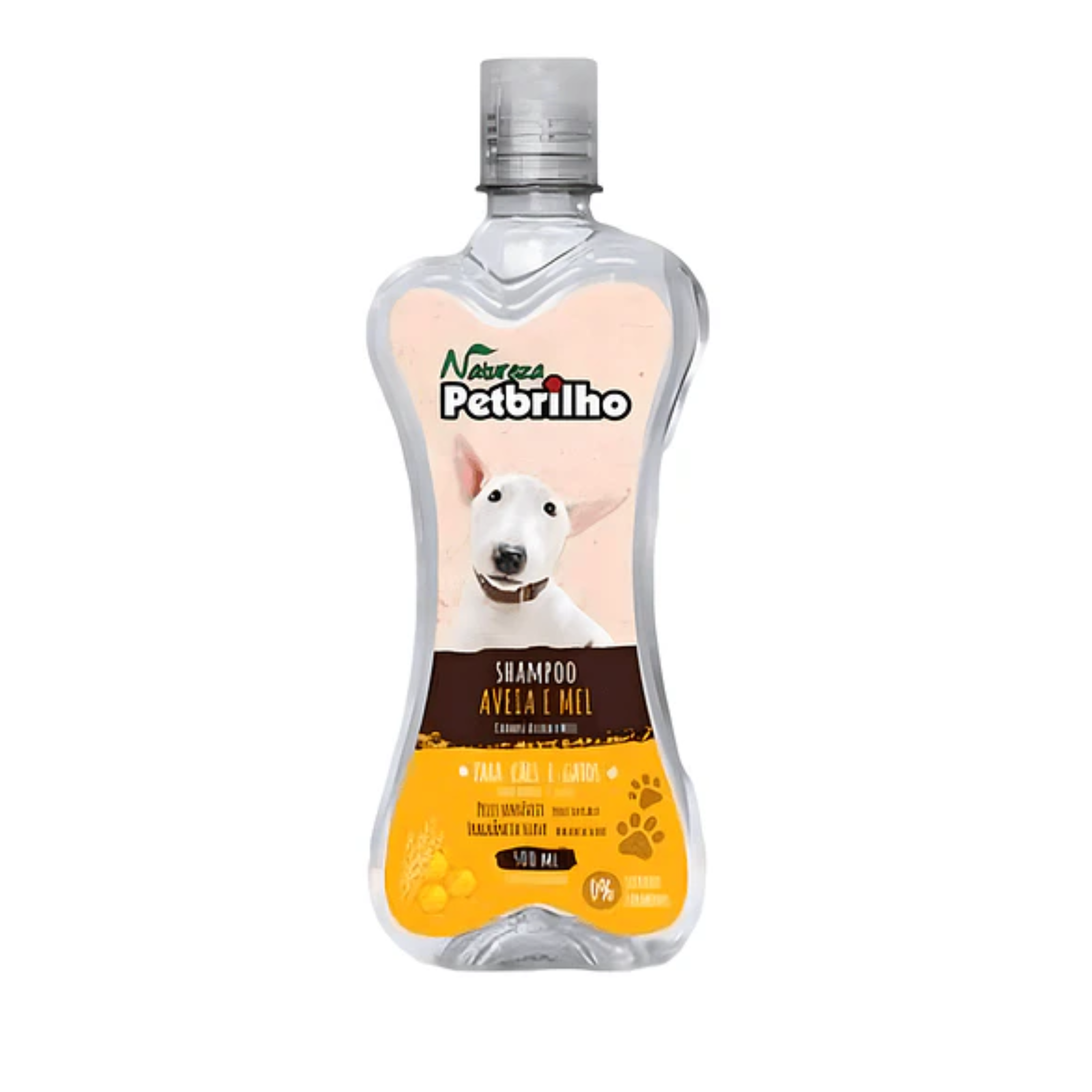 Shampoo Petbrilho Avena y Miel 500 ml