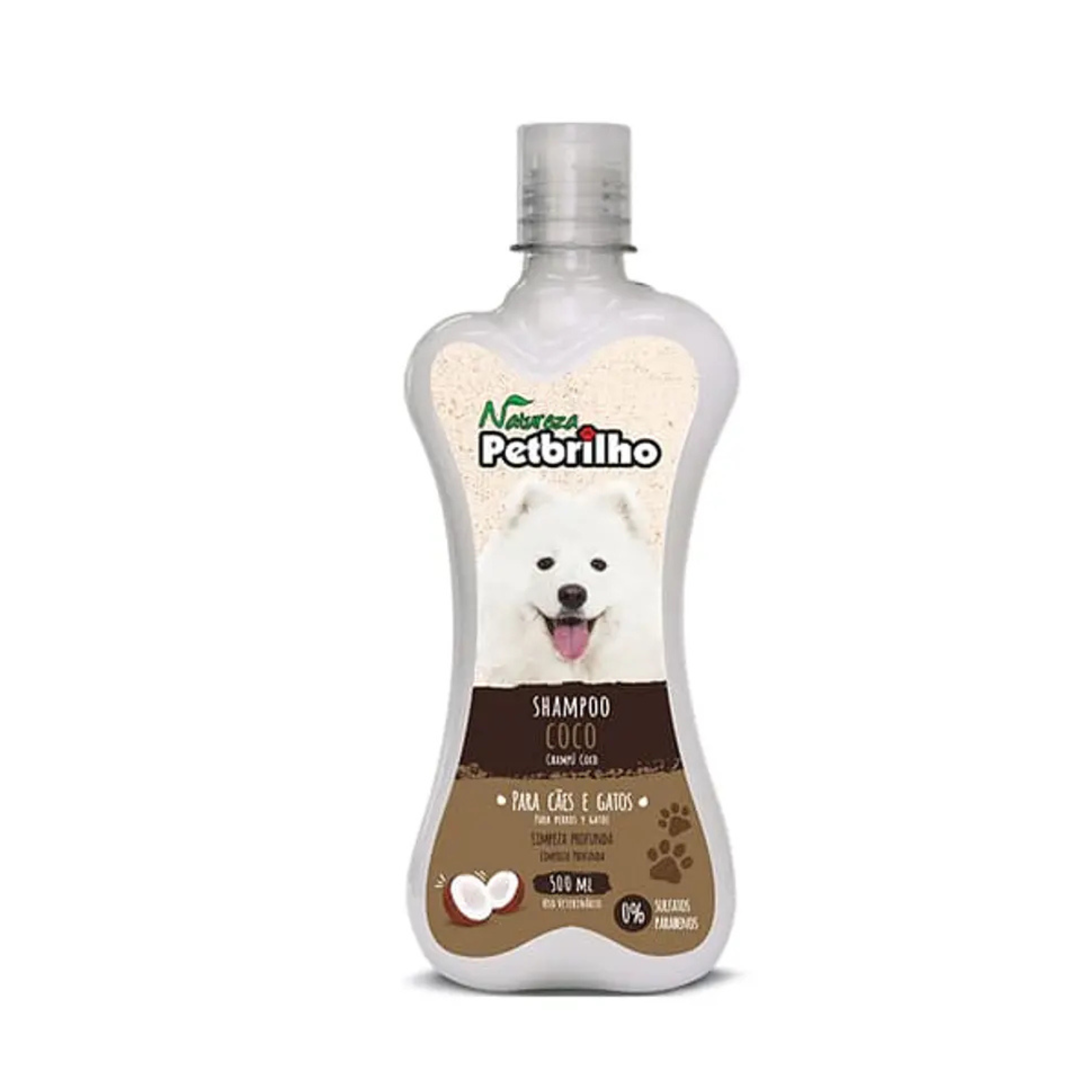 Shampoo Petbrilho Coco 500 ml