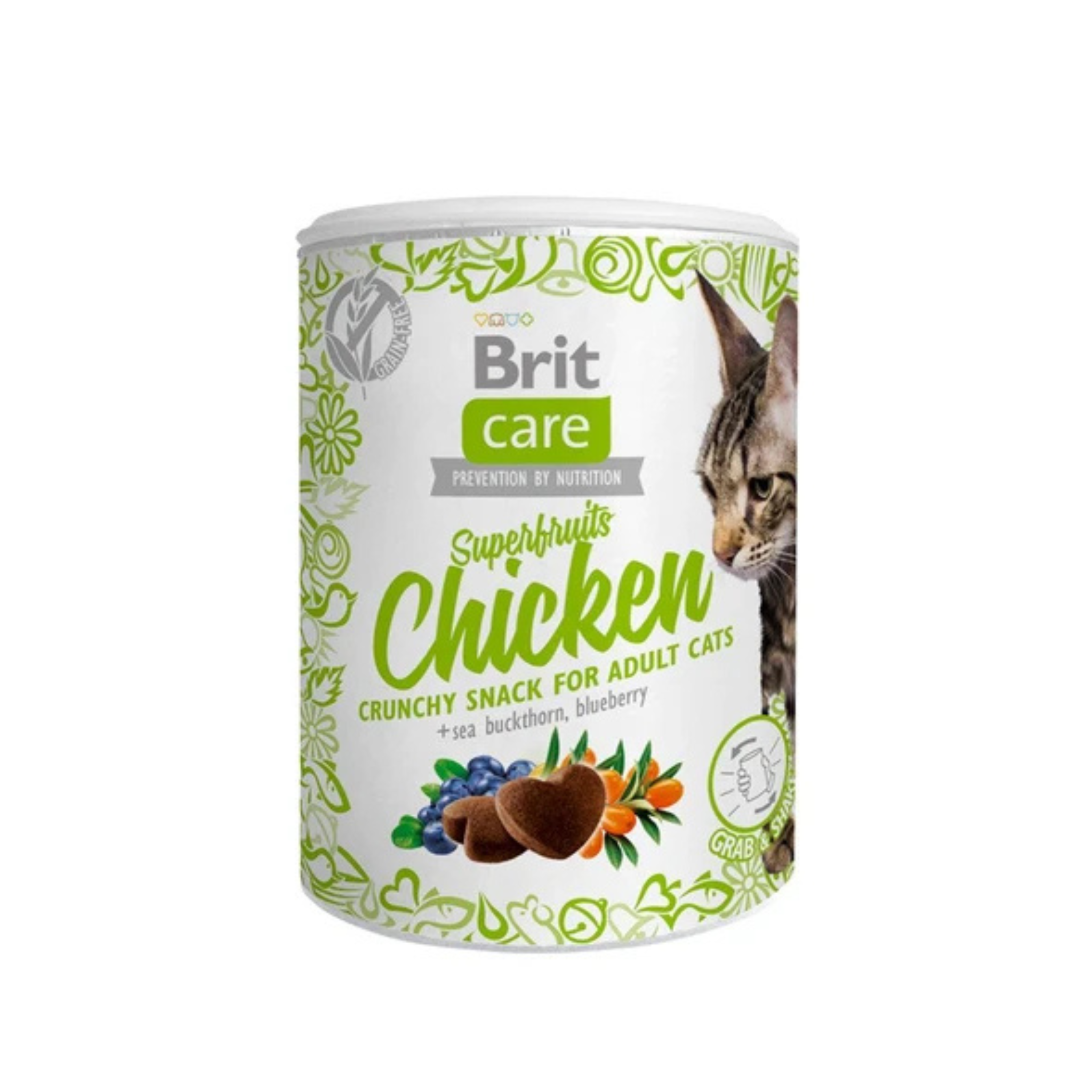 Brit Care Cat Snack Superfruits Chcken 100 GR
