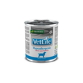 Alimento húmedo hipoalergénico para perros con alergias VetLife pato y patata lata 300 GR fondo blanco