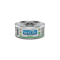 Alimento húmedo dietético para gatos con insuficiencia renal VetLife Renal Felino lata 85 GR fondo blanco