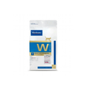 Alimento dietético prescripción para gatos con sobrepeso y diabetes Virbac Veterinary HPM Weight 1 1.5 KG fondo blanco