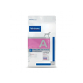 Alimento dietético prescripción para perros con alergias e intolerancias alimentarias Virbac Veterinary HPM Allergy Dog 3 KG fondo blanco